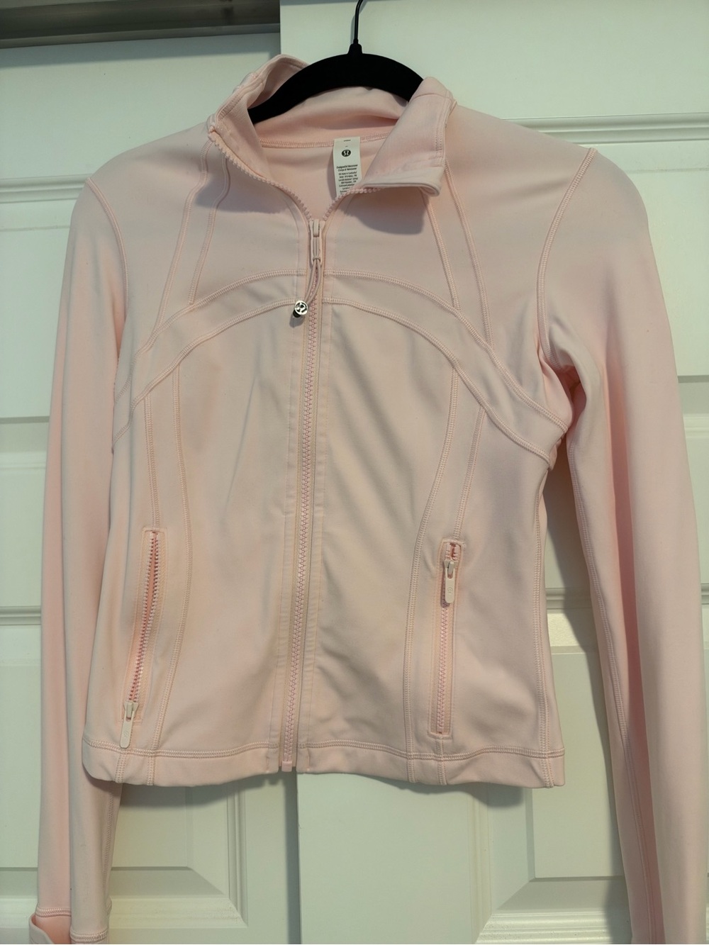 lululemon athletica Pale Pink Full-Zip define Jacket
